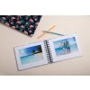 Exacompta 16703E Album fotografico a spirale FLAMINGO 23x16 cm 50 pagine bianco blu notte