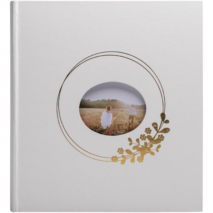 Exacompta 16732E Album fotografico 60 pagine bianche Ringflower Design Bianco