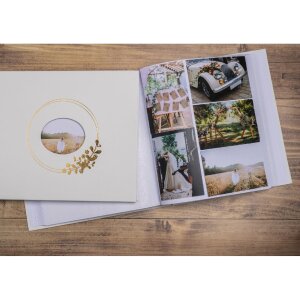Exacompta 16732E Album fotografico 60 pagine bianche Ringflower Design Bianco