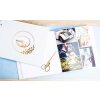 Exacompta 16732E Album fotografico 60 pagine bianche Ringflower Design Bianco