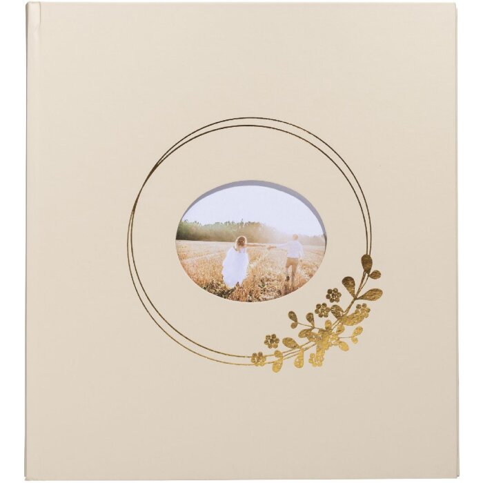 Exacompta 16733E Album fotografico 60 pagine bianche Ringflower Latte