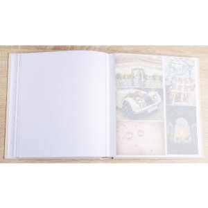 Exacompta 16733E Album fotografico 60 pagine bianche Ringflower Latte