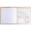 Exacompta 16733E Album fotografico 60 pagine bianche Ringflower Latte