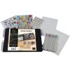 Exacompta 16801E Set Scrapbooking con album fotografico 32x22 cm SCRAP ADDICT Nero