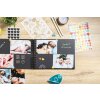 Exacompta 16802E Set Album Scrapbooking 32x22cm Scrap Addict Kraft marrone