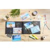Exacompta 16802E Set Album Scrapbooking 32x22cm Scrap Addict Kraft marrone