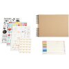 Exacompta 16802E Set Album Scrapbooking 32x22cm Scrap Addict Kraft marrone