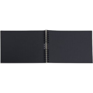 Exacompta 16825E Album fotografico con rilegatura a spirale 32x22 cm 50 pagine nere Rosa