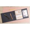 Exacompta 16825E Album fotografico con rilegatura a spirale 32x22 cm 50 pagine nere Rosa