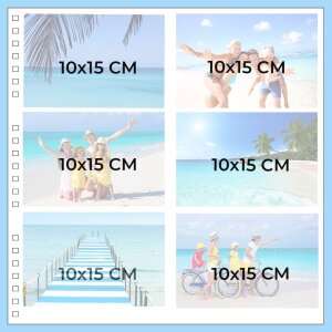 Exacompta 16981E Album fotografico a spirale ARAMY 32x32 cm 60 pagine nero