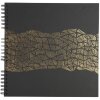 Exacompta 16981E Album fotografico a spirale ARAMY 32x32 cm 60 pagine nero