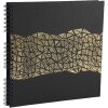 Exacompta 16981E Album fotografico a spirale ARAMY 32x32 cm 60 pagine nero