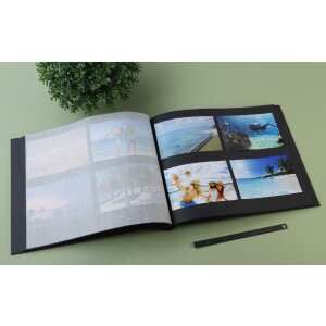 Exacompta 16985E Album fotografico ARAMY 37x29 cm 40 pagine nero