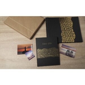 Exacompta 16985E Album fotografico ARAMY 37x29 cm 40 pagine nero