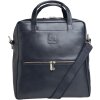 Exacompta 17237E Zaino per laptop Lady Exactive in pelle 33x35x16 cm blu navy
