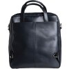 Exacompta 17237E Zaino per laptop Lady Exactive in pelle 33x35x16 cm blu navy