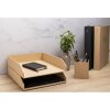 Exacompta 17602E Album fotografico con meccanismo ad anelli 60 pagine nere 32x26x4 cm Beige