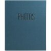 Exacompta 17603E Album fotografico meccanismo ad anelli 60 pagine nere 32x26x4cm blu-verde