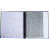 Exacompta 17603E Album fotografico meccanismo ad anelli 60 pagine nere 32x26x4cm blu-verde