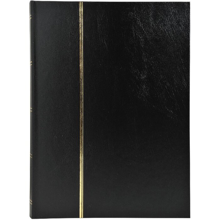 Exacompta 26141E Album per francobolli in mezza pelle 32 pagine 22,5x30,5 cm
