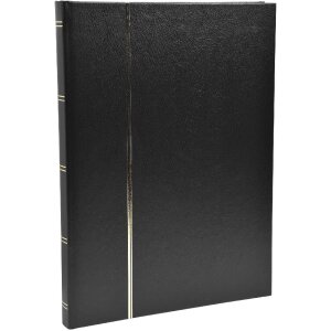 Exacompta 26141E Album per francobolli in mezza pelle 32 pagine 22,5x30,5 cm