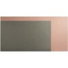 Exacompta 29123E Cuscino da tavolo 35x60 cm in PU bicolore Grigio Nudo