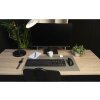 Exacompta 29123E Cuscino da tavolo 35x60 cm in PU bicolore Grigio Nudo