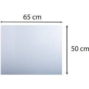 Exacompta 29630E Blocco di scrittura 50x65 cm flessibile in PVC Cristallo Trasparente