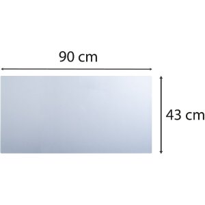 Exacompta 29640E Blocco di scrittura 50x65 cm flessibile in PVC Cristallo Trasparente