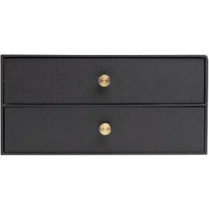 Exacompta Box 2 cassetti OfficeByMe nero