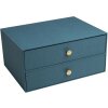 Exacompta Box 2 cassetti OfficeByMe Blu