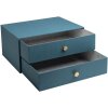 Exacompta Box 2 cassetti OfficeByMe Blu