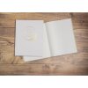 Exacompta Guestbook Ringflower White Gold trim 100 pagine 27x22 cm