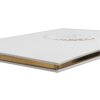 Exacompta Guestbook Ringflower White Gold trim 100 pagine 27x22 cm