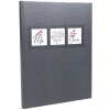 Exacompta 47681E Libro degli ospiti ME & YOU 27x22 cm 100 pagine bordo oro nero