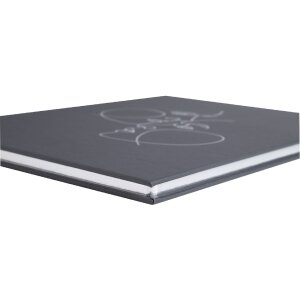 Exacompta 47688E Libro degli ospiti 100 pagine 27x22cm color avorio nero