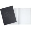 Exacompta 47688E Libro degli ospiti 100 pagine 27x22cm color avorio nero