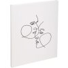 Exacompta 47689E Libro degli ospiti 100 pagine argento 27x22cm avorio