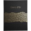 Libro degli ospiti Exacompta ARAMY 27x22 cm 100 pagine bordo oro nero