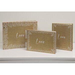 Exacompta 60234E Album a vite 40 pagine bianco formato 37x29cm motivo KRAFT