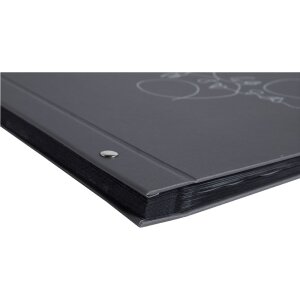Exacompta 60248E Album a vite 40 pagine nero 37x29cm Art nero