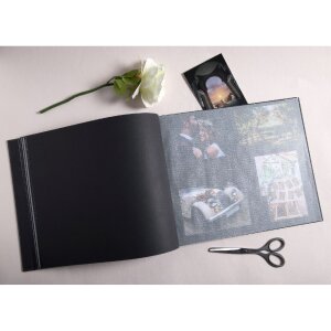 Exacompta 60248E Album a vite 40 pagine nero 37x29cm Art nero
