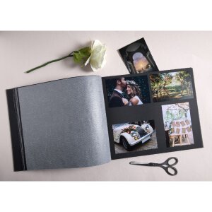 Exacompta 60248E Album a vite 40 pagine nero 37x29cm Art nero