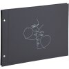 Exacompta 60248E Album a vite 40 pagine nero 37x29cm Art nero
