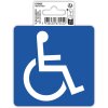 Cartello Exacompta riservato ai disabili 10x10cm