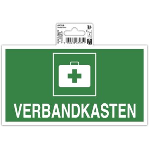 Cartello cassetta di pronto soccorso 20x11cm PVC