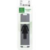 Cartello informativo Exacompta autoadesivo in alluminio look ladies 16,5x4,4 cm grigio