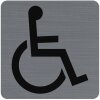 Cartello autoadesivo Exacompta Accesso senza barriere 7,5x7,5 cm