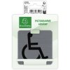 Cartello autoadesivo Exacompta Accesso senza barriere 7,5x7,5 cm