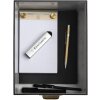 Exacompta 79601E Set di scatole Office by me 3 pezzi nere con portaetichette